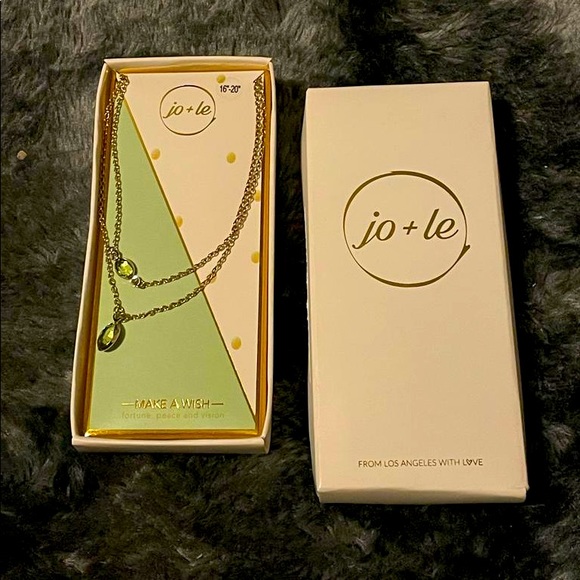 Beautiful Green 2 in one Necklace! One short, one long NEW - Picture 1 of 2